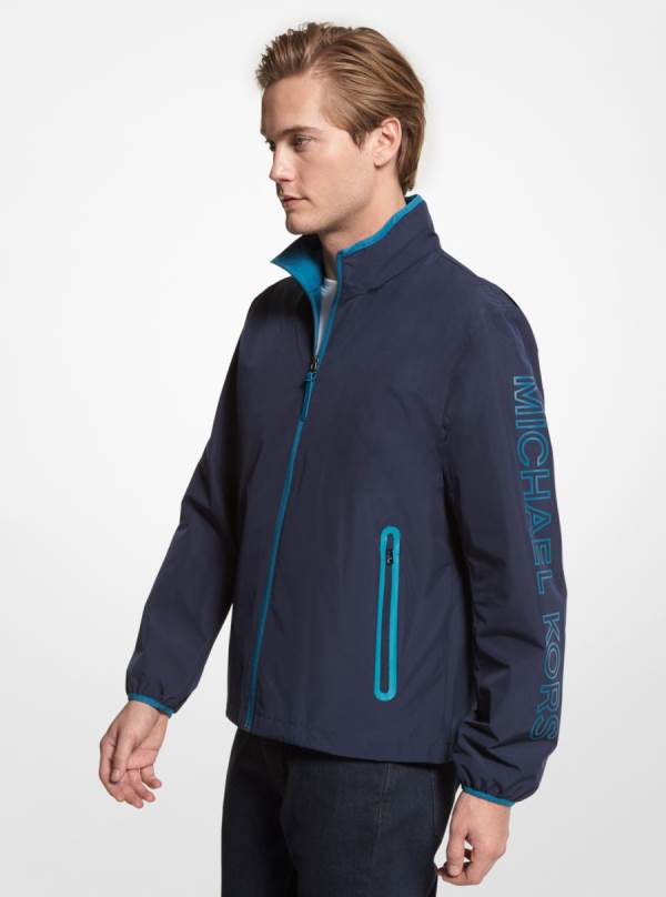 Panske Bundy Michael Kors Fontana Track Modre - Oblecenie Michael Kors Slevy | AKYXR-3427